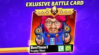 How I Unlocked the RAREST Battle Card in Brawl Stars!