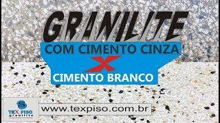 Granilite 3 Cores   Palha, Branca e Preta - Com cimento cinza