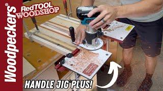 A Cutting Board Handle Jig That Adjusts to Your Projects!