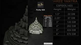Pure Silver, Pure Devotion ( Silver Nandi Shivling, Snake, Ram Darbar with Arch & Shree Yantra)