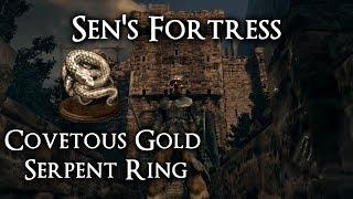 Covetous Gold Serpent Ring Location [Sen's Fortress] - DS Remastered