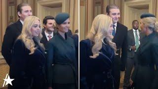 Barron Trump PHOTOBOMBS Ivanka Trump & Tiffany Trump At Donald Trump’s Inauguration