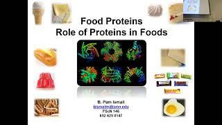 Food Proteins Lect 1 Jan 22 2025