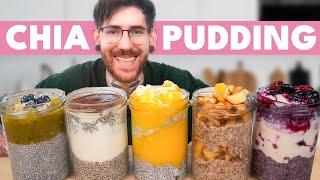 CHIA PUDDING - 5 geniale & einfache Rezepte!