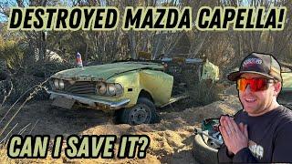 Grandpas MAZDA CAPELLA parked in the bush for almost 30 YEARS! Will it run? Will it drive again?