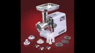 3-Speed Electric Meat Grinder with 3 Cutting Blades, 3 Grinding Plates; home meat grinders