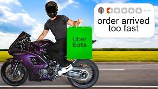 Uber Eats on a Sportbike for 24 Hours