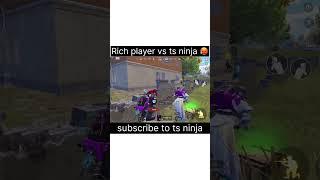 Rich player vs ts ninja #bgmishorts #youtubeshorts