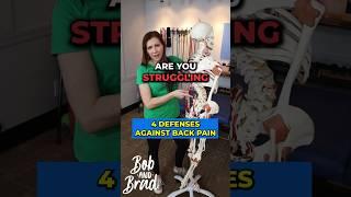 4 Defenses Against Back Pain #backpainrelief  #spinehealth  #healthtips