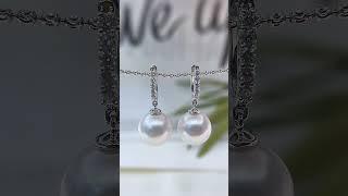 澳白耳钉, #jewelry #earrings #pearl #South Sea White Pearl #Natural Pearls #Saltwater Pearl