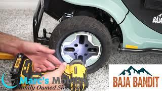 How to Change Tires on Baja Bandit by Pride Mobility - Review