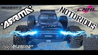 NEW Arrma Notorious 6S V6 1st Run OMG