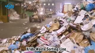 Garbage Sorting and Recycling Line. #sortingmachine #wastemanagement #wastesegregation
