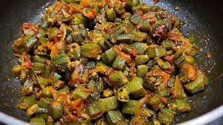 10 minutes masala bhindi recipe | tasty bhindi recipe okra masala