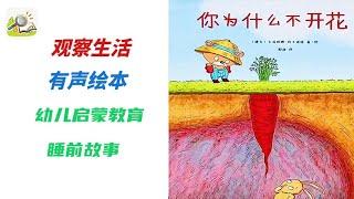 【儿童有声绘本故事】你为什么不开花     |幼儿启蒙|亲子教育绘本|读绘本|儿童晚安故事|有声绘本故事|幼儿睡前故事