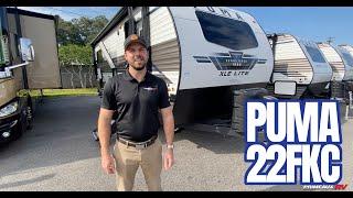 2023 Puma 22FKC - Front Kitchen Travel Trailer Walk Through with Kennon