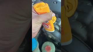 Squeaky car belts remedy by using a deodorant (workaround only).