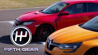 Honda Civic Type R VS Renault Sport Megane R.S. | Fifth Gear