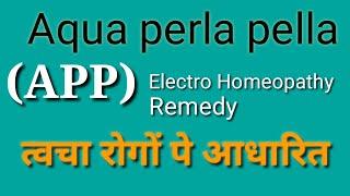Working area of Aqua Perla Pella(APP) | Electro Homeopathy | DR. Anil