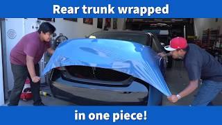 Trunk Wrapped in 1 piece