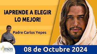 Evangelio De Hoy Martes 8 Octubre 2024 #PadreCarlosYepes l San  Lucas  10,38-42