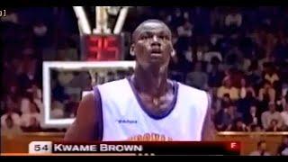 Kwame Brown Game Before The Draft! McDonald's All-American Game 2001! (RARE).