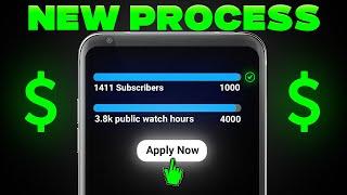 New Youtube Monetization Process within 1 Day 2025 + EARNING REVEALED