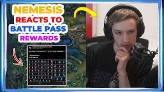 Nemesis Reacts to BATTLE PASS REWARDS  [LEAKED]