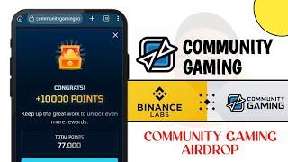 Community Gaming Airdrop Quiz Prediction Answer Binance Labs Supported Project