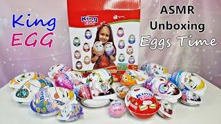 Unboxing EGGS TIME King Egg Surprise - Custom Collab Box with TANJA on it 2023 #gifted