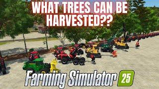 TREE HARVEST TEST - Farming Simulator 25