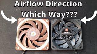 Which way the air blows - Intake vs Exhaust - Computer fan tutorial