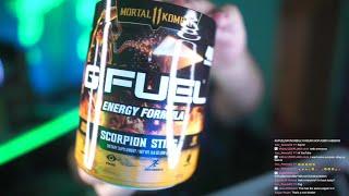 NEW! GFUEL - MK'11 "SCORPION STING" FLAVOR - TASTE TEST & REVIEW!!!