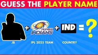 Guess the Player by Their Country and IPL 2025 Team | Cricket Quiz