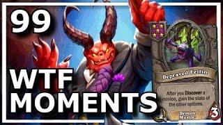 Hearthstone Battlegrounds - Best Epic WTF Moments & Builds 99