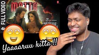 MATTA Full Video Reaction | The Greatest Of All Time | Thalapathy Vijay | M.O.U | Mr Earphones