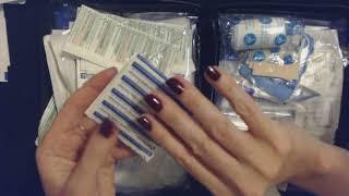 ASMR ~ First Aid Kit Up-Close Crinkles (Whisper)