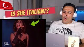 Italian Reaction to  Nilüfer - Caruso - Canlı İtalyanca Arya Söylüyor