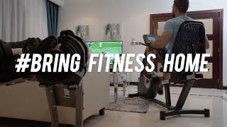 Don't miss your fitness goal while watching your favorite sport! #BringFitnessHome