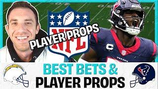 Texans vs Chargers | NFL Player Props Picks & Best Bets Saturday | Wildcard Weekend | Land Your Bets