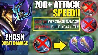 700% ATTACK SPEED WILL MAKE YOU CHEATER | NEW BEST BUILD FOR ZHASK 2021 TOP GLOBAL GAMEPLAY - MLBB