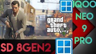 Grand Theft Auto V With Settings Winlator 7.1.2 Glibc Android Emulator Iqoo Neo9 Pro SD8Gen2