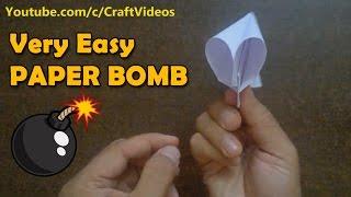 How to Make a Paper Popper | How to make Paper Bomb | Paper Bomb that Pops