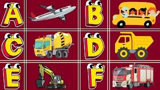 ABC Vehicles Song for Kids ️  Fun Transportation Rhymes & Learning Video!