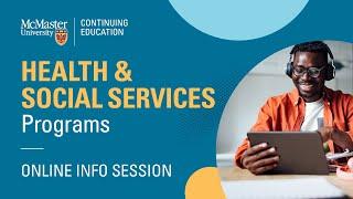 Health and Social Services Info Session Fall 2023