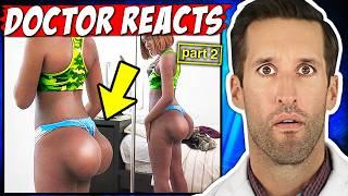 ER Doctor REACTS to WORST Plastic Surgery Fails #2