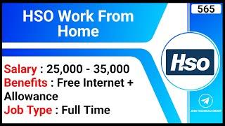 HSO Work From Home | Full Time Job | Remote Jobs | Sales Operations Support Specialist Jobs