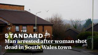 Man arrested after woman shot dead in South Wales town