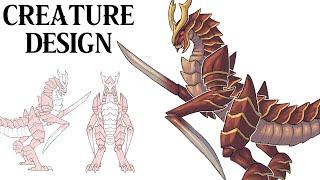 Creature Design - Samurai Mantids & Bestial Drakes!