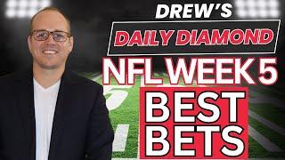 NFL Week 5 Predictions and Picks | Drew's Daily Diamond | NFL Betting Tips | October 6, 2024